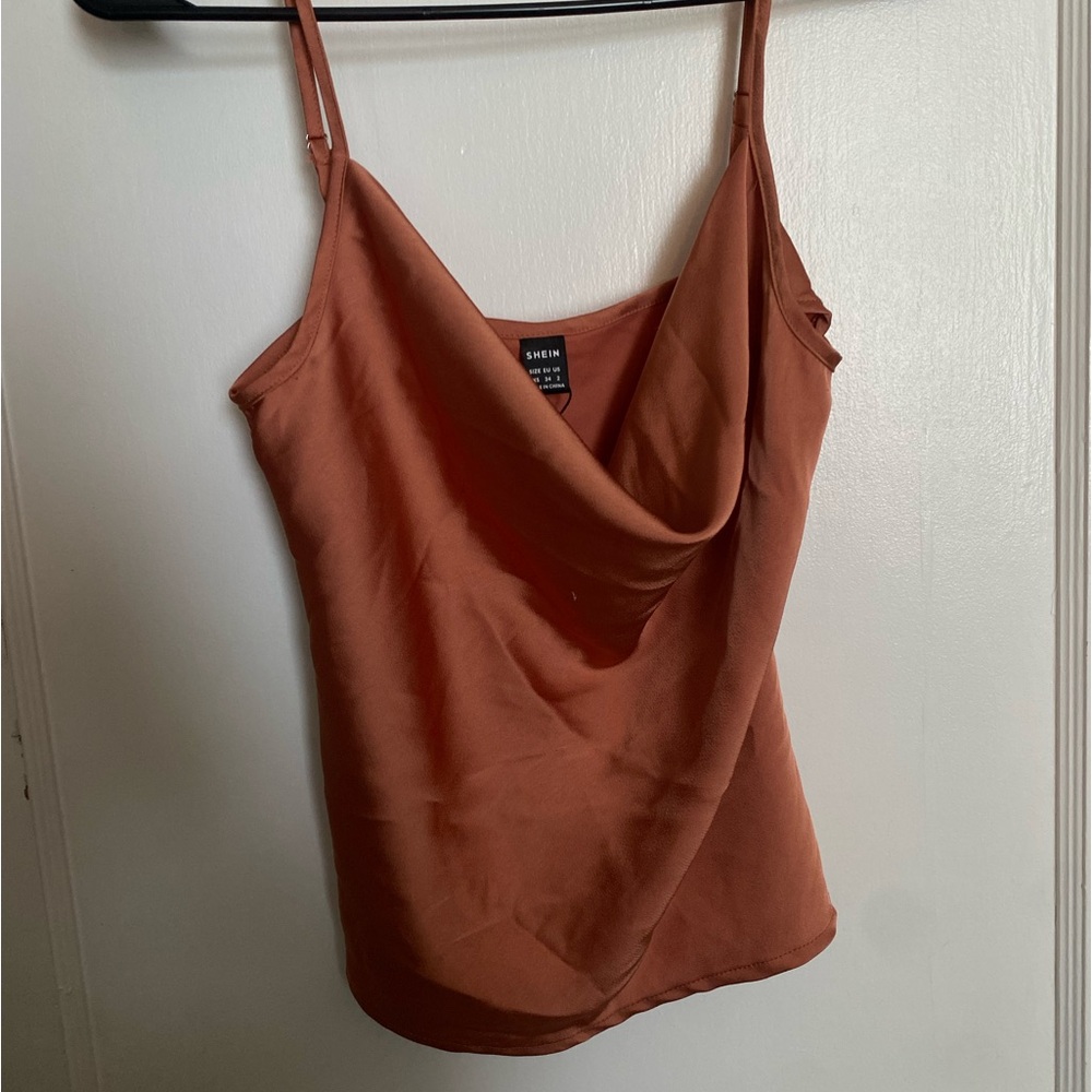 SHEIN satin tank top, size small